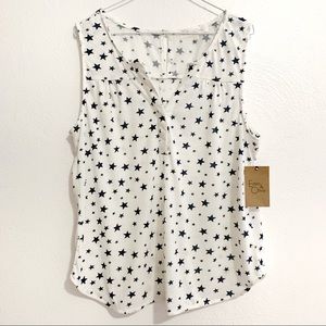 Eden & Olivia Sleeveless Star Blouse